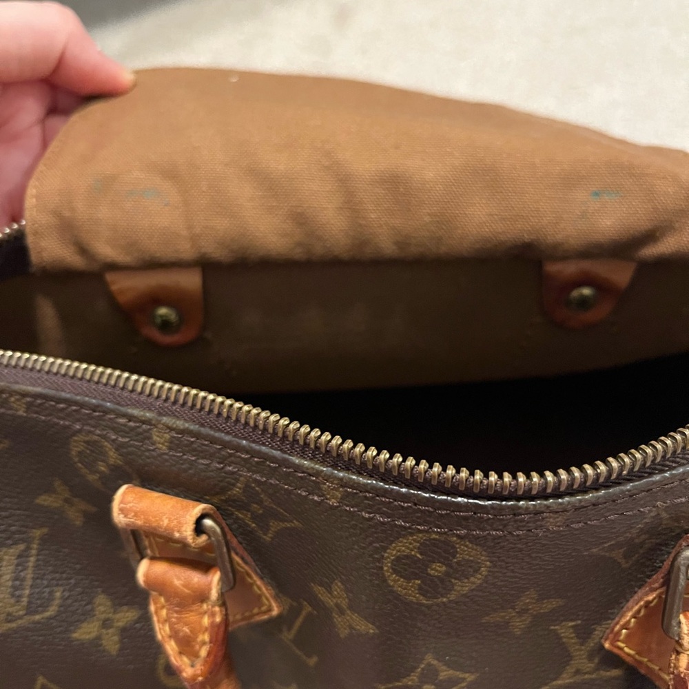 SOLD AUTHENTIC Louis Vuitton Brown Monogram Speedy 30 - Picture 10 of 15